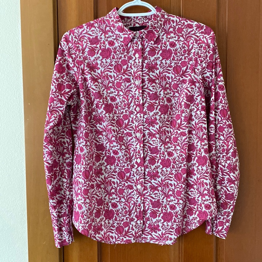 J Crew Liberty Fabric shirt